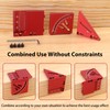 JCFANTS 45/90 Degree Aluminum Alloy Woodworking Square Protractor, Multi Angle