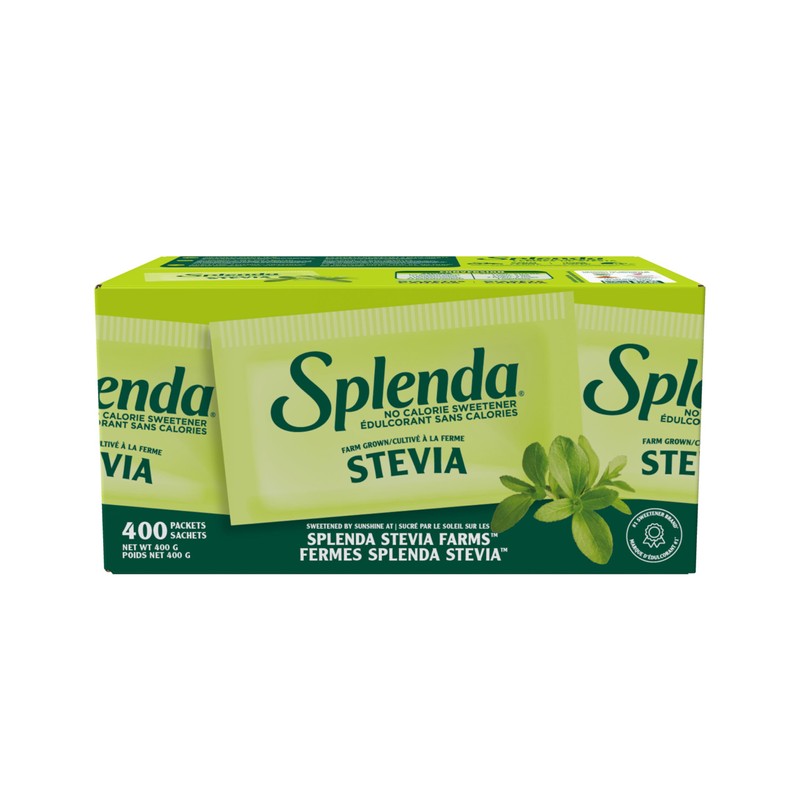 SPLENDA Stevia No Calorie Sweetener, Sugar Substitute Packets, 400 Count