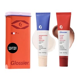 Glossier Balm Dotcom Bálsamo labial hidratante Duo Set de regalo, 2 x 0.5 fl oz