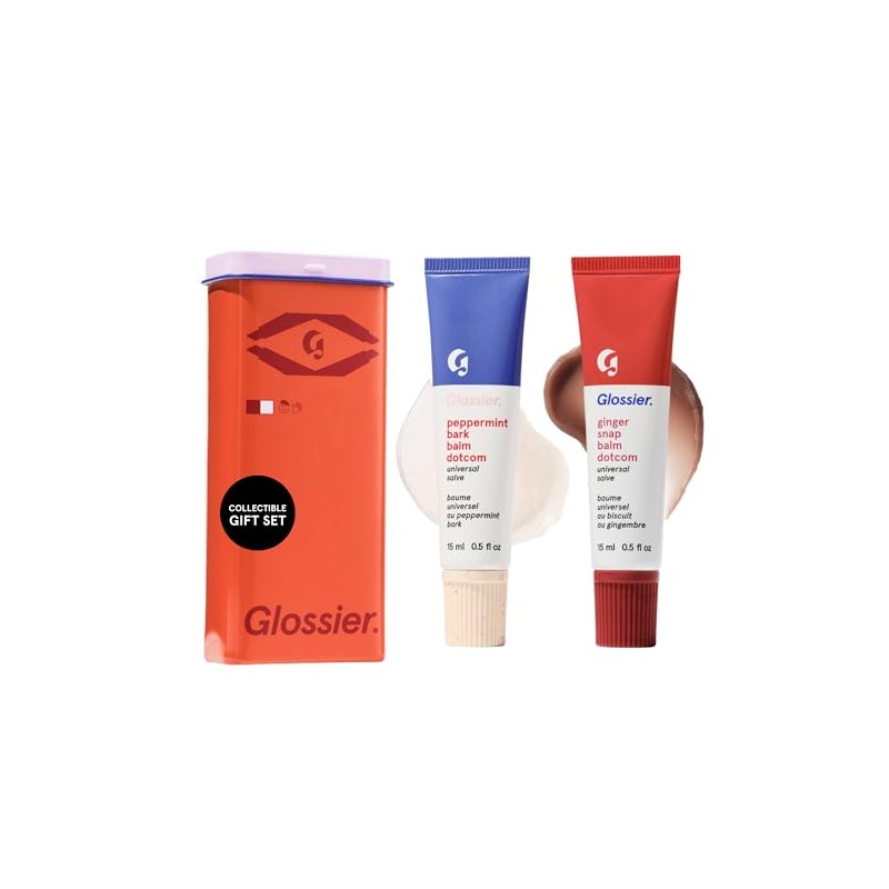 Glossier Balm Dotcom Bálsamo labial hidratante Duo Set de regalo,