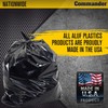 Commander 55 Gallon 3 MIL (eq) Heavy Duty Contractor Bags