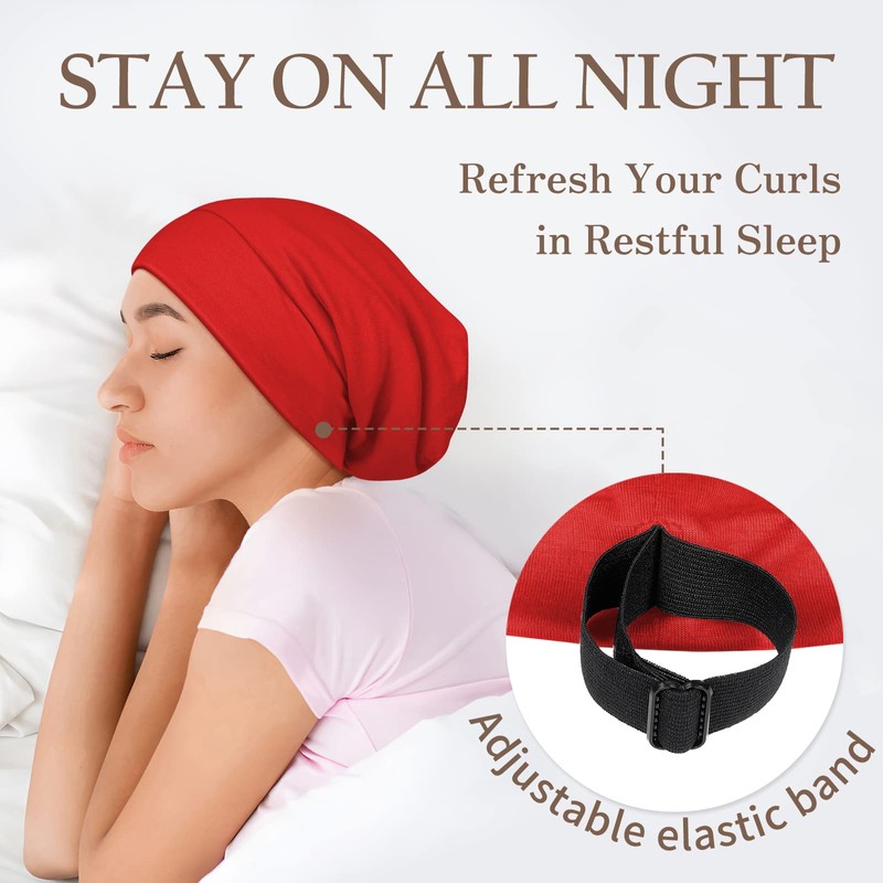 OLESILK Silk & Cotton Jersey Hat Lightweight and Soft Slouch