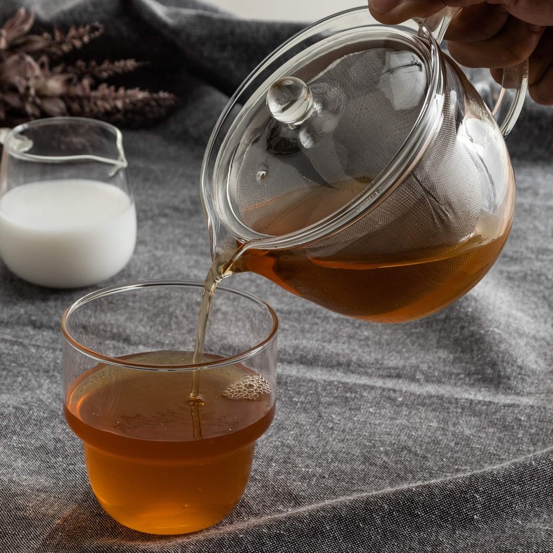 TAMAKI ティーポット 耐熱ガラス クリア 17×11×10.5cm 450ml T-707531