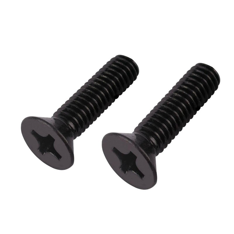 KOSJETHAS #6-32 x 3/8" Flat Head Machine Screws Black Finish