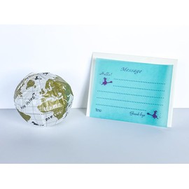 paper balloons globe letter set