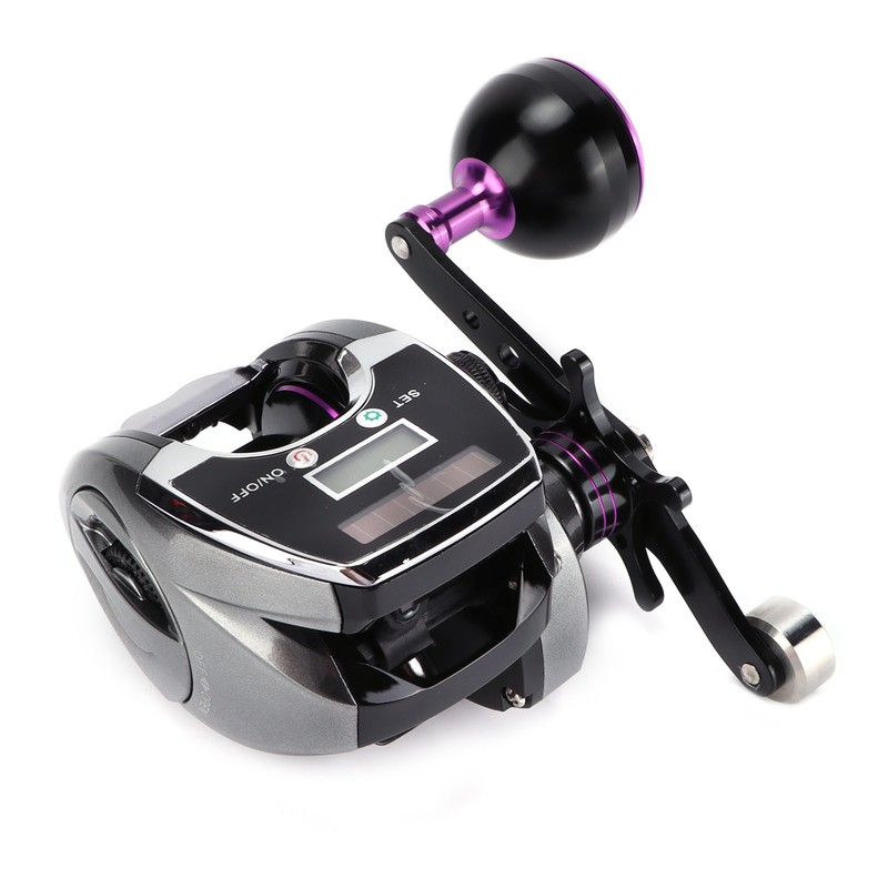 Waterproof Digital Display Baitcasting Reel 8.0:1 Speed Ratio 18+1 Bearing