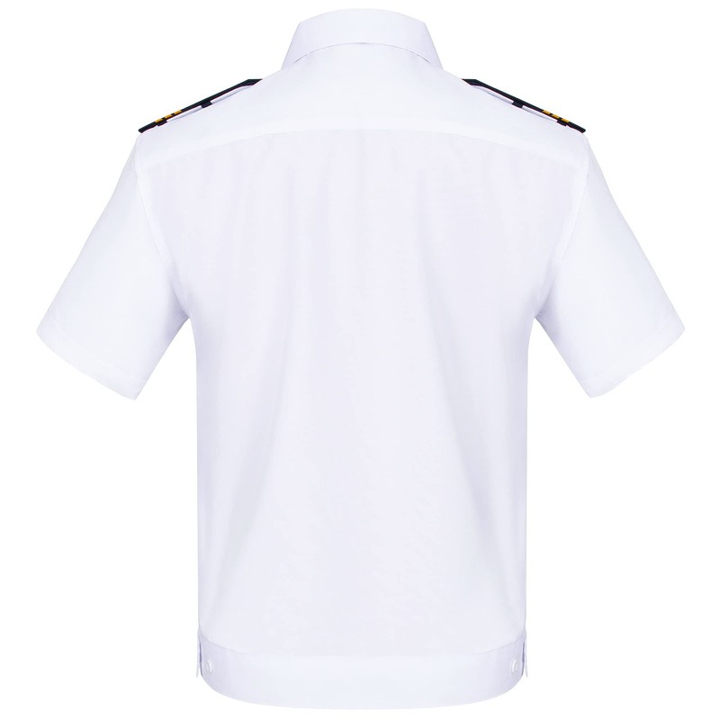 6PCS Men's Yacht Captain Sailor Costume Adult Shirt Hat Accessories