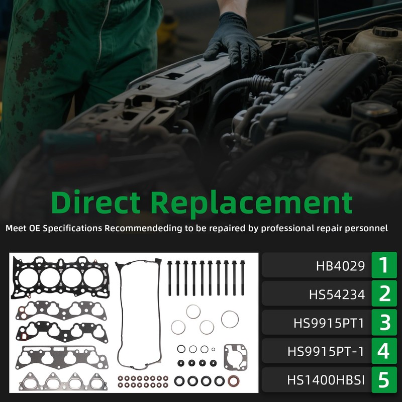 Riyhch Head Gasket with Bolts Set HS9915PT-1 fit for Honda