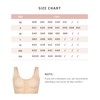 FeelinGirl Post Surgery Compression Bra Front Closure Bras for Women