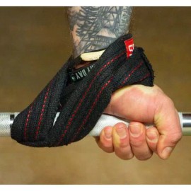 Serious Steel Fitness Figure 8 Straps | Deadlift Straps | Lifting Straps - Black, 60 CM (Up to 7" Wrist Circumference)