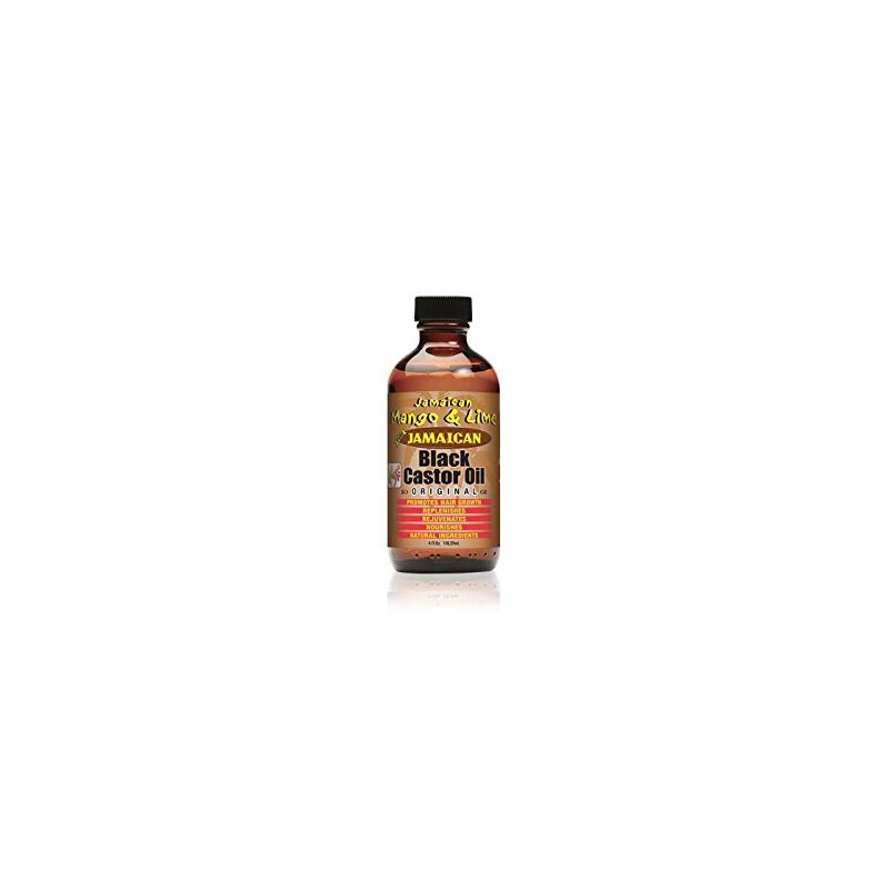 Jamaican Mango & Lime Black Castor Oil Original 4 Oz,Pack