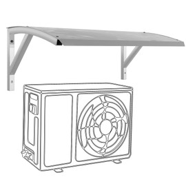 Air Conditioner Cover Outdoor AC Units Protection, Patio Awning Canopy UV Rain Snow Protection Sheet, Thicken Mini Split Cover Sun Shade, Heat Pump Unit Cover for Condenser Compressor