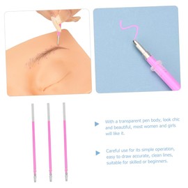 OHPHCALL Tattoo Marking Pen Set 3pcs for Makeup Surgery Eyebrow Liner Long Serving Life