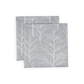Winter Trees Silver & White Napkin Dinner - 20 Per Package