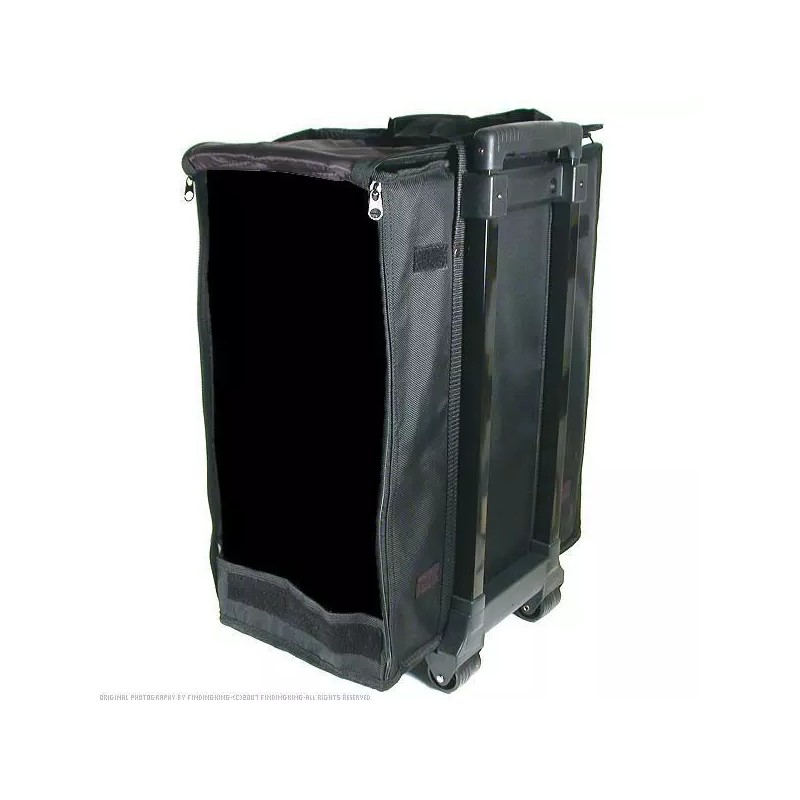 FindingKing New Large Jewelry Display Box black Carrying Travel Case