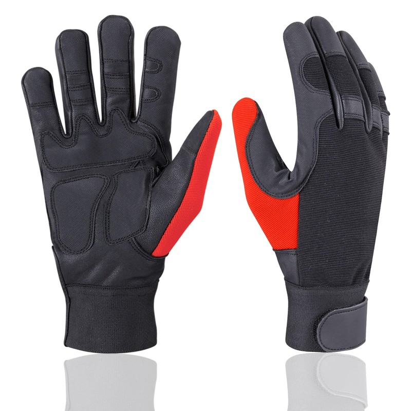 SAFTA Chainsaw Gloves, Cut Resistant Gloves with 17-Layer Protection on