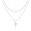 Luxury Hypoallergenic 18K Gold Plated Stainless Steel Double-Layer Micro Inlaid