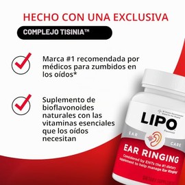 Lipo-Flavonoid Plus 100 Caplets - Vitaminas esenciales - Bienestar auditivo - Hecho en USA