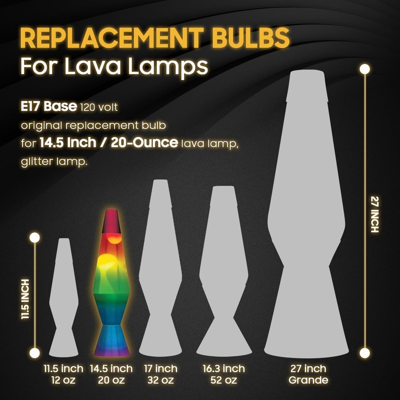 Seentech S11 E17 Middle Base 40 Watt 120V Incandescent Bulbs