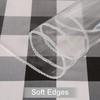 DWCN Clear Plastic 100% Waterproof Tablecloth Vinyl PVC Rectangle Table
