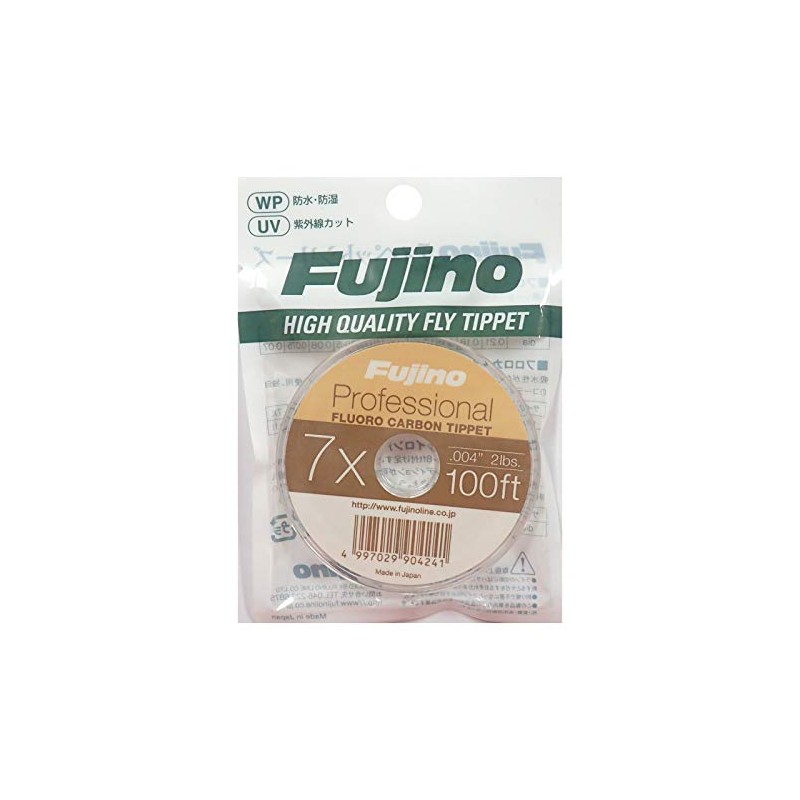 Fujino Professional Fluorocarbon Tippet 100ft F-7 7X