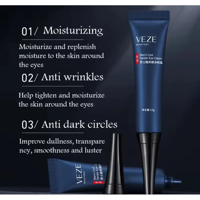 Serum Contorno Ojos Elimina Ojeras, Bolsas Para Hombre New