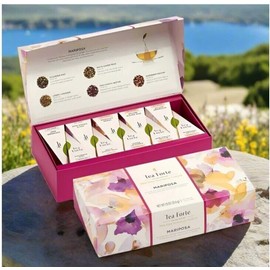 TEA FORTE, "Mariposa" Petite Presentation Box Assortment of 10 Teas