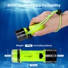 BlueFire Rechargeable Diving Flashlight, 1500 Lumen Scuba Diving Light, 3