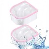 BANSHAN 2Pcs Nail Spa Bowl Remover Manicure Bowl Comfortable Finger