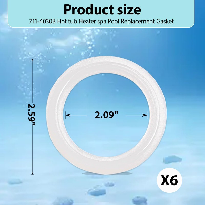 2" O-Ring 711-4030B,Spa hot tub Heater Gasket Replacement,for Balboa Gecko