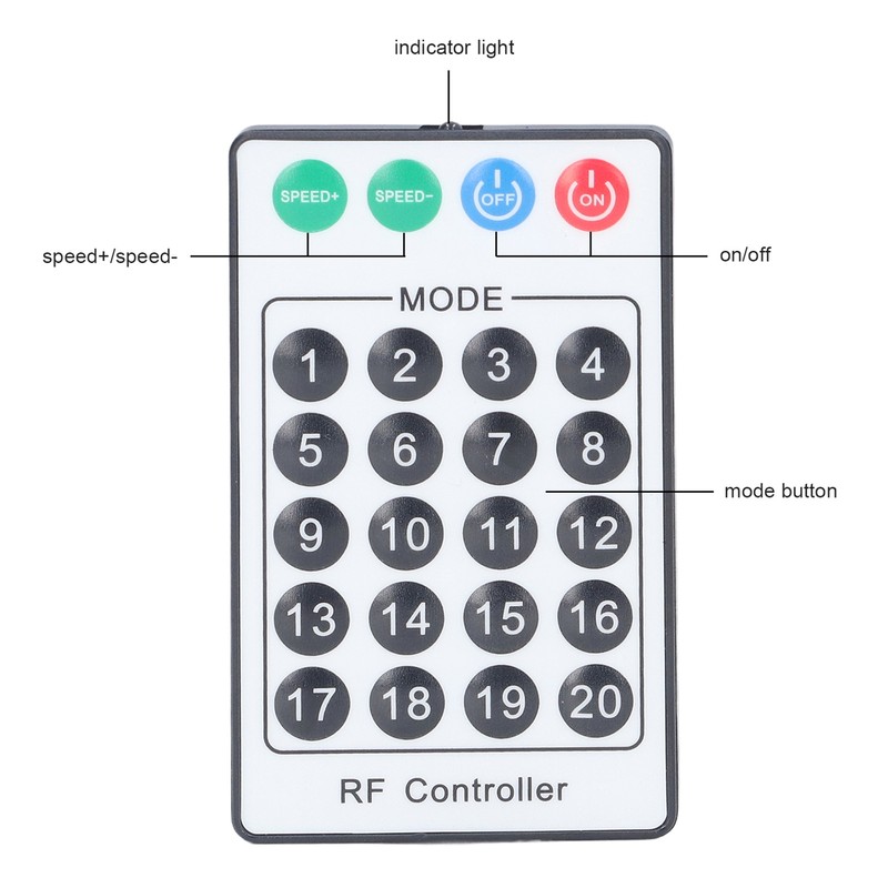 Fiber Optic Lights Kit 12 Holes 6W White Light Meteor