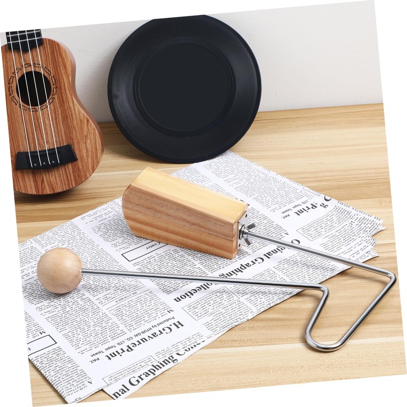VINTORKY Vibraslap Musical Instrument Percussion Vibraslap for Music Enlightenment Portable