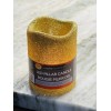 Luminara 3x4 Inch Gold Flameless Led Pillar Candle w, Battery