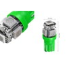 EPARTS 10 X Green T10 SMD LED Car Interior Festoon