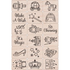 Hero Arts LP199 Ink 'n' Stamp Wood Sets, Fairy Princess