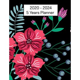2020 - 2024 5 Years Planner: Five Year Planer Appointment Calendar, Business Planners, Agenda Schedule Organizer Logbook and Journal 8.5 x 11 inch