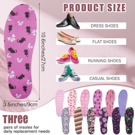 Velmitten 12 Pairs No Show Socks Sockless Shoe Liner Washable Barefoot Shoe Insoles No Slipping Inserts for Women Man