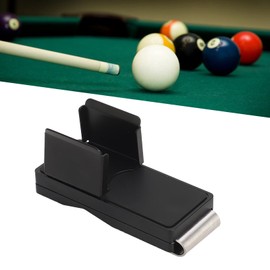 Naroote Pool Chalk Holder, Magnetic Chalk Holder Lightweight Portable Manganese Steel and Aluminum Alloy with Clamp/for Billiard