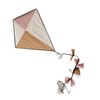 Single Wheel Kite 3D Clipping Simple Assembly Vintage Simple Diamond