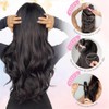 Extensiones de Cabello Natural Ondulado, Extensión de Liga