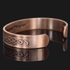 Holistic Magnets Copper Magnetic Bracelet Men's Women's Celtic Bangle Copper