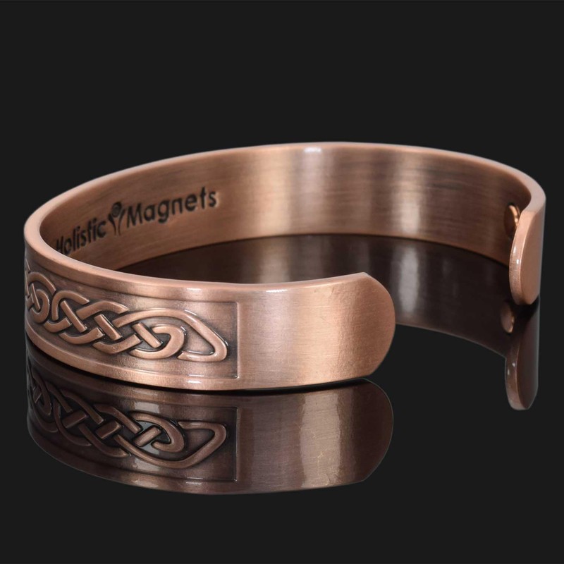 Holistic Magnets Copper Magnetic Bracelet Men's Women's Celtic Bangle Copper