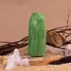 SET de 2 Velas en forma de Cuarzo Malaquita -