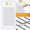 Ready-to-Use Fan Eyelash Extensions, 4D-0.10D-10-14 Mix, Eyelash Fans, Soft, 4D,