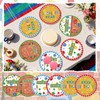 LADVCORP 60 Pcs Friend Street Birthday Paper Plates 7" Disposable