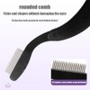 Pack of 2 Foldable Eyelash Brushes, Black Eyelash Brushes, Portable