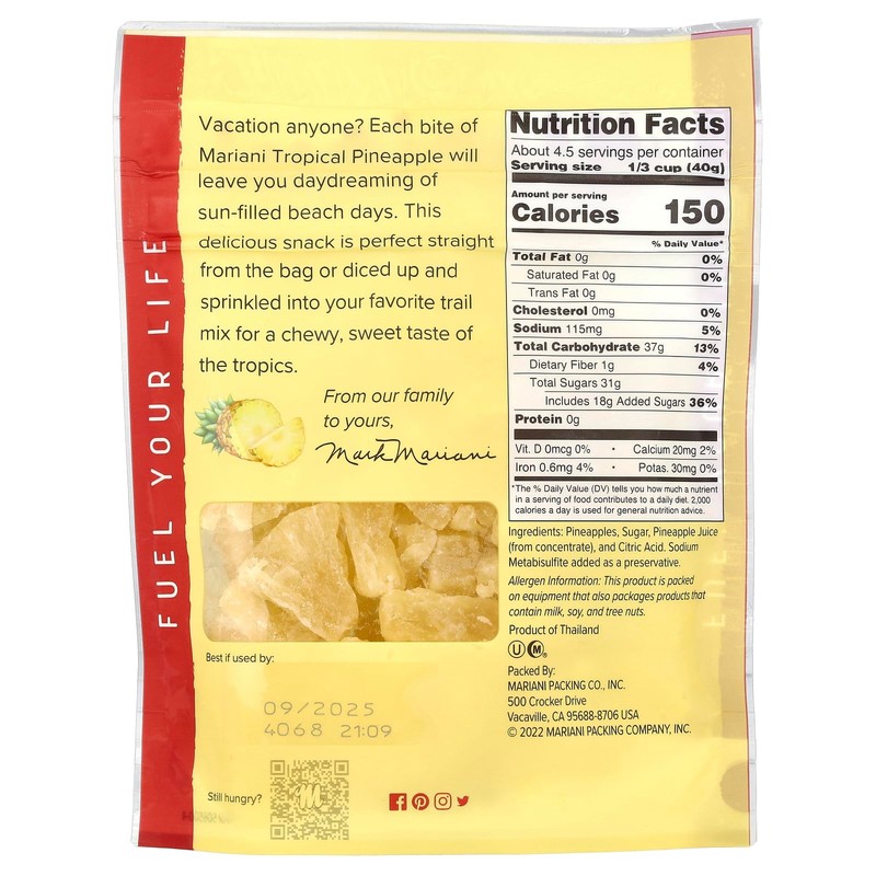 Mariani Tropical Pineapple, 4 oz
