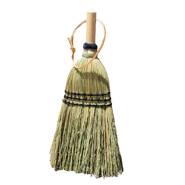 Authentic Hand Made All Broomcorn Hand Broom (13.5-Inch/Deluxe Whisk)