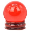 Feng Shui 40MM Multicolor Crystal Ball Asian Rare Natural Magic