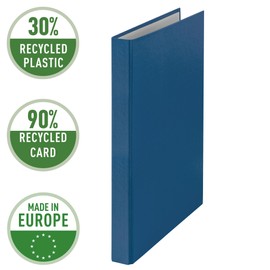Leitz 42090035 Ring Binder (A4, Maxi 2, Rings, 16 mm) Blue